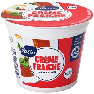 Valio crème fraîche 150 g laktoositon, luomu