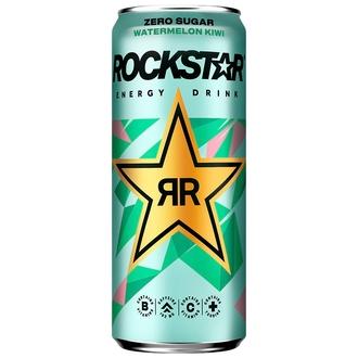 Rockstar Refresh Watermelon-Kiwi No Sugar energiajuoma 0,33 l