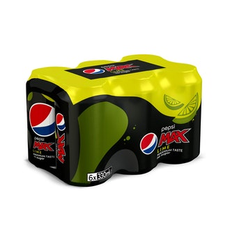 6 x Pepsi Max Lime virvoitusjuoma 0,33 l
