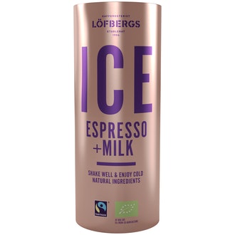 Löfbergs ICE Espresso jääkahvi 230 ml Espresso Reilu kauppa, luomu