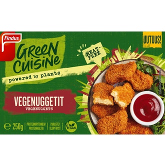 Findus Green Cuisin vegenuggetit 250g pakaste