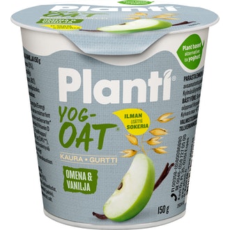 Planti YogOat 150g omena-vanilja