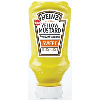 Heinz yellow mustard 220ml sweet