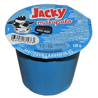 Jacky Makupala maitosuklaavanukas 120g