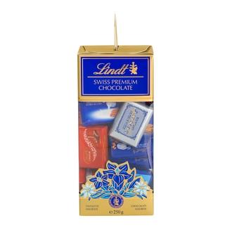 Lindt Napolitaines lajitelma sveitsiläiset suklaapalat maito valko tumma 250g