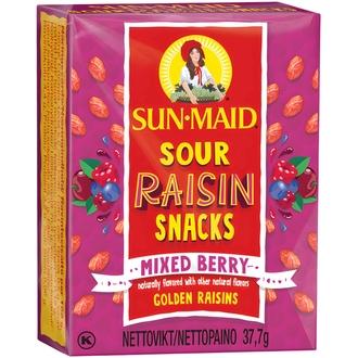 37,7g Sun-Maid Sour Raisin Snacks Mixed Berry