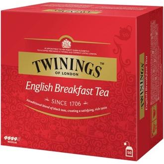 Twinings 50x2g English Breakfast tee