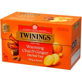 Twinings Warming Chai & Ginger yrttitee 20x2g