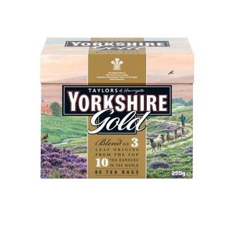 Taylors of Harrogate Yorkshire Gold musta pussitee 80ps