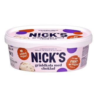 Nick\'s 850ml suklaa kermatoffee-suklaa jäätelö