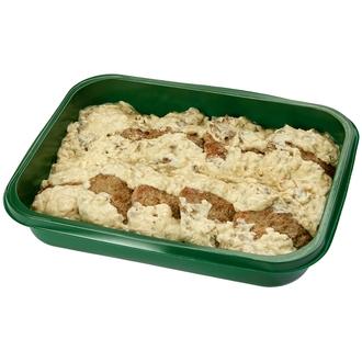 Kruunu Herkku Hirvipihvit suppilovahverokastikkeella