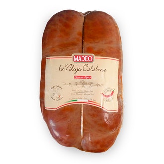 Madeo Nduja Calabrese Picante Salami levitettävä piccante italialainen calabrian salami n. 2kg