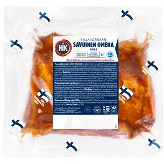 HK Viljaporsaan ribs Savuinen omena n600g