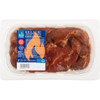 Kotimaista porsaan Hot & Sweet BBQ-marinoitu kasslerpihvi n. 1 kg / 6 kpl