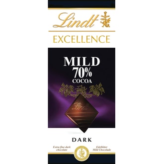 LINDT Excellence 100g Mild 70% tumma suklaalevy