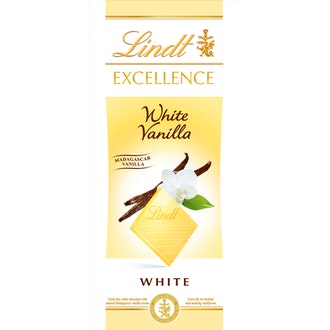 Lindt Excellence White Vanilla valkosuklaalevy 100g