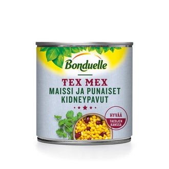 Bonduelle Tex Mex maissi ja punaiset kidneypavut 170g/140g