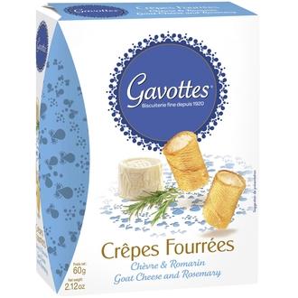 Gavottes Savoury Mini Crêpes suolakeksi vuohenjuusto&rosmariini 60g