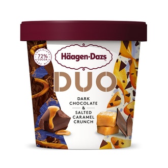 Häagen-Dazs Duo Dark Chocolate & Salted Caramel Crunch 420ml