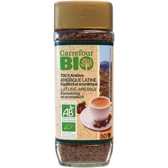Carrefour Bio Café soluble Amérique Latine Pur Arabica pikakahvi 100 g