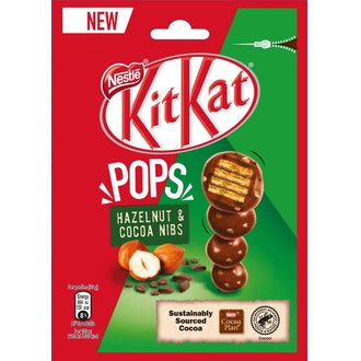 Nestlé KitKat Pop Chocs 140g hasselpähkinä kaakao