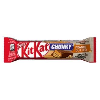 Nestlé Kit Kat Chunky Peanut 42g suklaakuorrutteinen vohvelipatukka