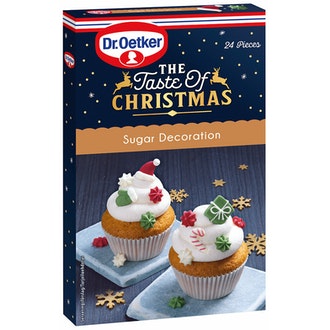 Dr. Oetker The Taste Of Christmas Sugar Decoration -koristekuviot 11g  24 kpl