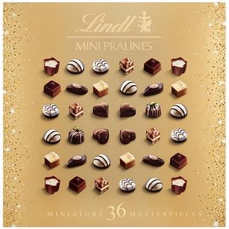 Lindt MINI PRALINES valikoima minikonvehteja 180g