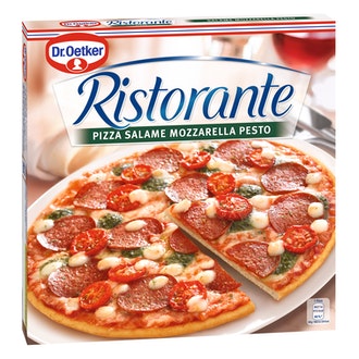 DR.OETKER Dr. Oetker Ristorante Salame Mozzarella Pesto Pizza 380g pakaste