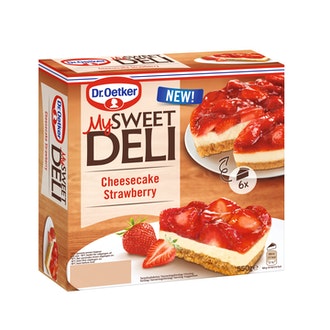 Dr. Oetker My Sweet Deli Strawberry Cheesecake Pakastekakku 550 G