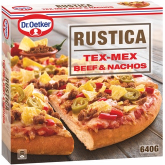 Rustica pizza 640g tex-mex