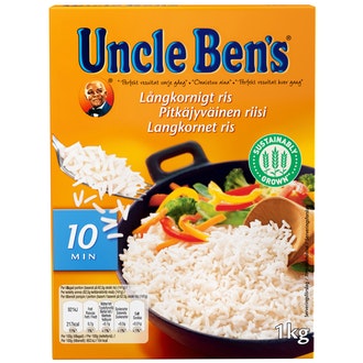 Uncle Ben\'s Pitkäjyväinen riisi 1kg