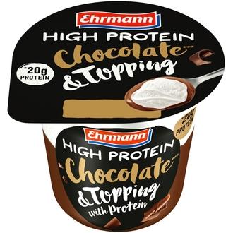 Ehrmann High Protein suklaa proteiinivanukas proteiinikermavaahdolla 200 g