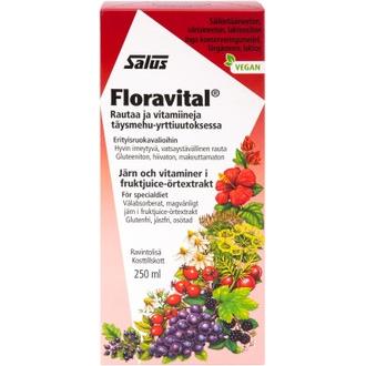 Salus Floravital 250ml, rautapitoinen vitamiini-mehuvalmiste