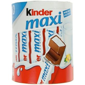 Kinder Maxi maitosuklaata maitoisalla täytteellä 210g (10kpl)