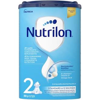 Nutricia Nutrilon Standard 2 800G, Maitopohjainen Vieroitusvalmistejauhe 6-12 Kk