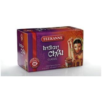 20x2g Teekanne Indian Chai mustatee, pussitee