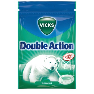 Vicks pastilli 72g double action sokeriton