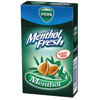 Vicks Menthol Fresh sokeriton kurkkupastilli mentholilla 40g