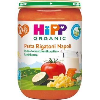 Hipp 220g Luomu Pasta&tomaatti-kesäkurpitsakastikkeessa 12kk
