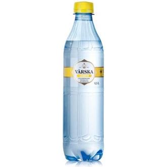 Värska Lemon, sitruunanmakuinen mineraalivesi, hiilihapollinen 0,5L PET
