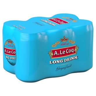 6 x A. Le Coq Grapefruit Long Drink 4,7% 0,33 l tlk