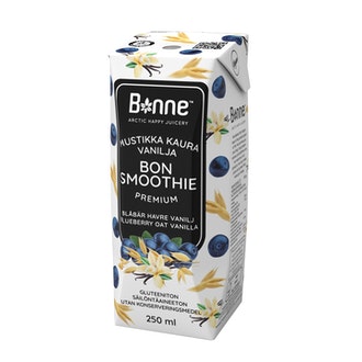BONNE BonSmoothie mustikka-kaura-vanilja 250ml smoothie