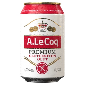 A.Le Coq olut 4,7% 0,33l gluteeniton