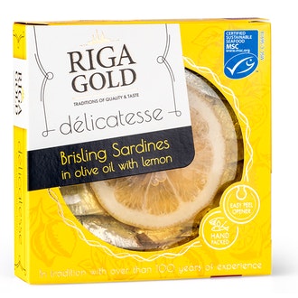 Riga Gold Kilohaili oliiviöljyssä sitruunalla 120g/72g MSC