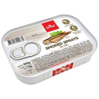 Smoked sprats in oil 100g
