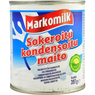 Markomilk makeutettu kondensoitu maito 397g
