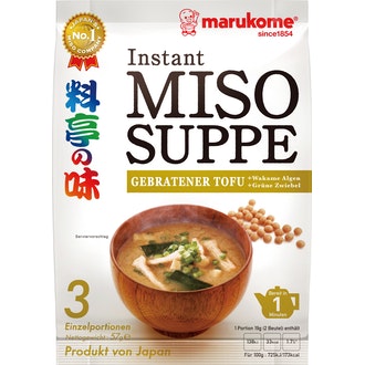 Marukome Miso keittojauhe paistettu tofu 57g