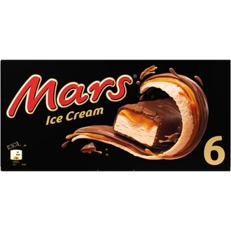 Mars 6-pack jäätelöpatukat 297ml (6 x 40 g)