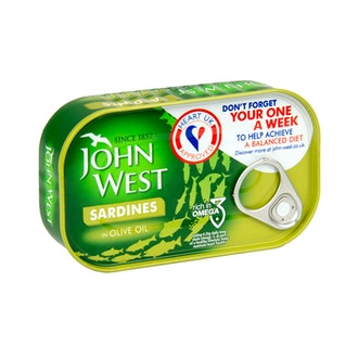 JOHNWEST John West sardiinit oliiviöljyssä 120/90g